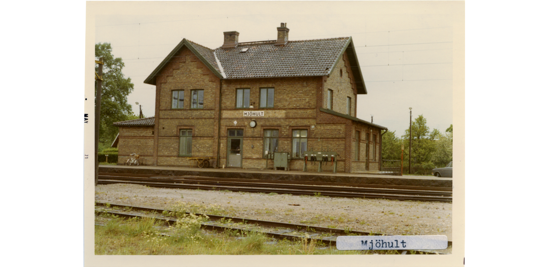 Järnvägsstationen 1971