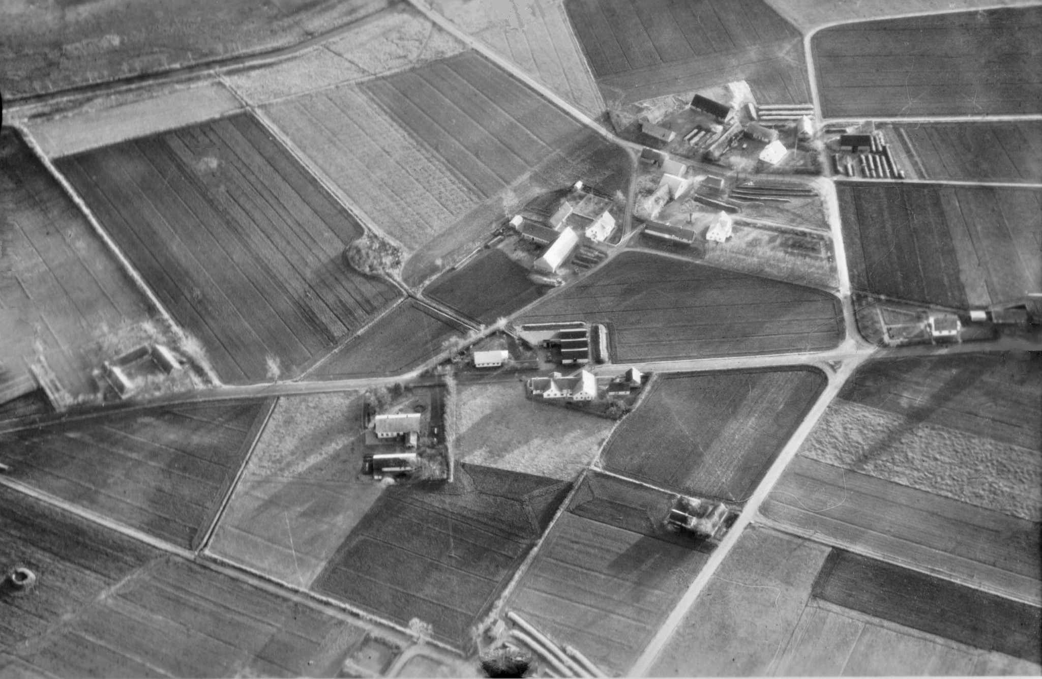 Görslöv, flygbild 1943