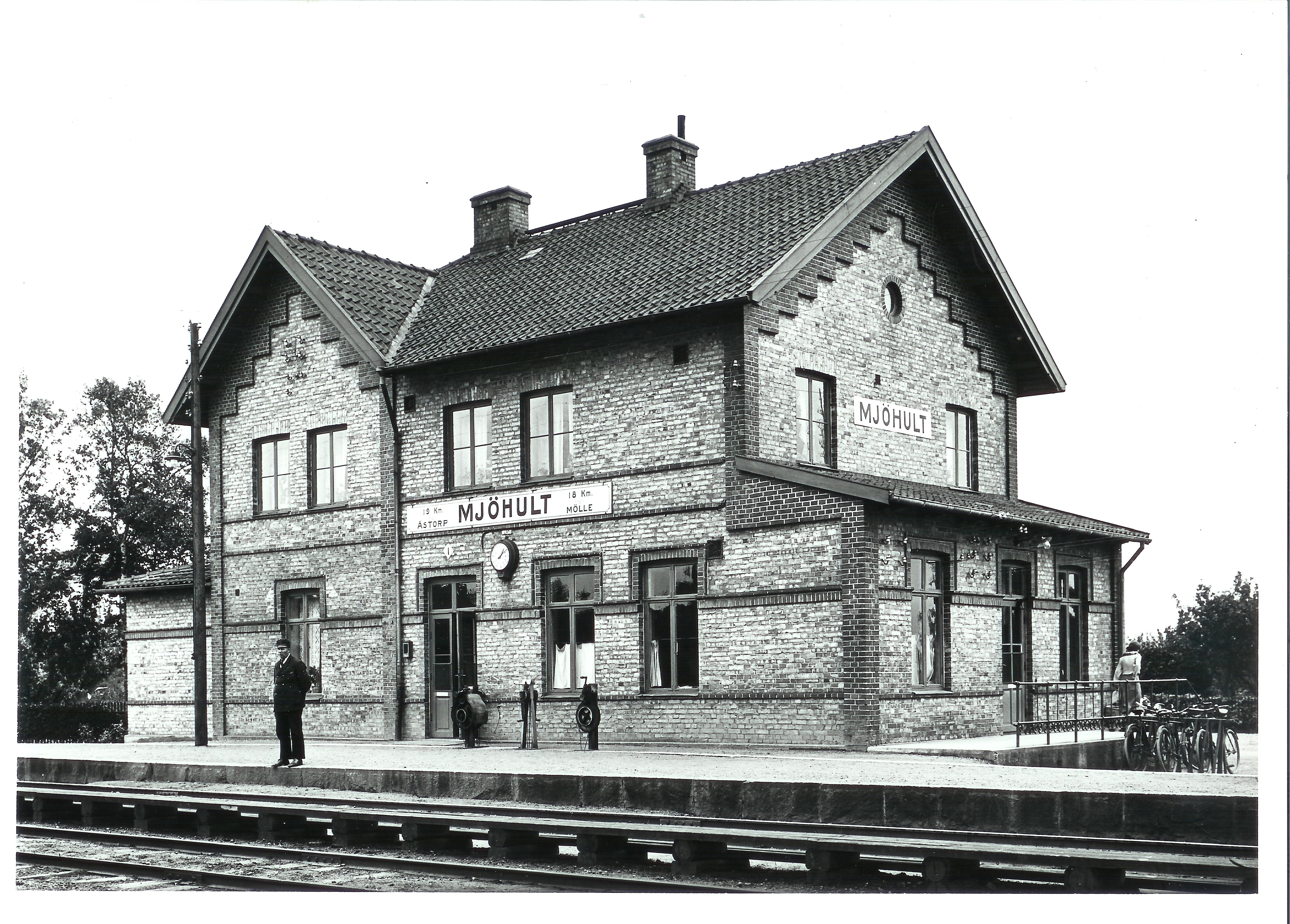 Järnvägsstationen 1920-talet