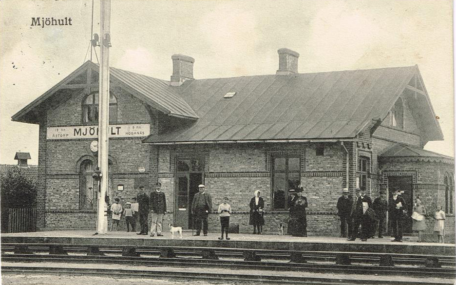 Järnvägsstationen 1912