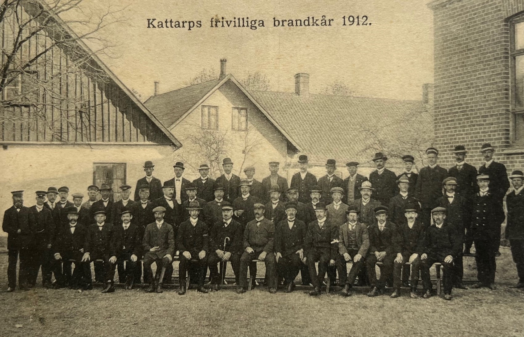 Kattarps frivilliga brandkår 1912