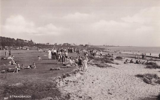 Strandbaden stranden