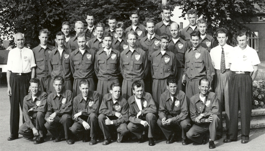 Höganäs IFK-truppen 1952
