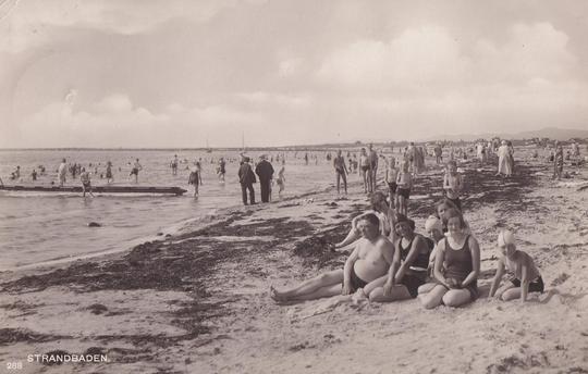 Strandbaden före 1932 stranden