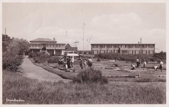 Strandbaden före 1948 Hotel Strandbaden med annex