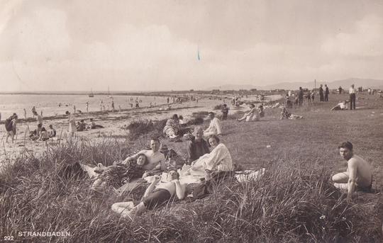 Strandbaden stranden