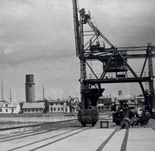 Höganäs hamn 1947