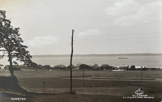 Vy över Domsten på 1930-talet.