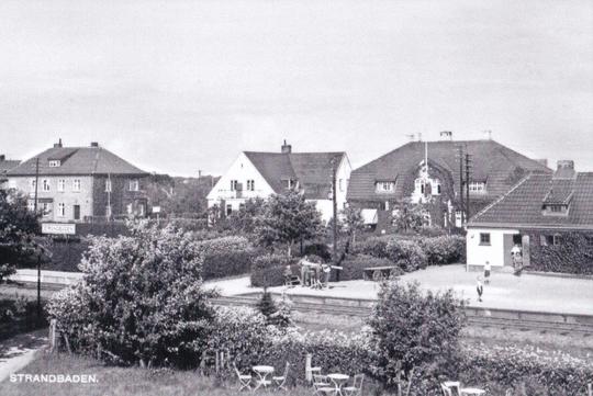 Strandbaden vykort