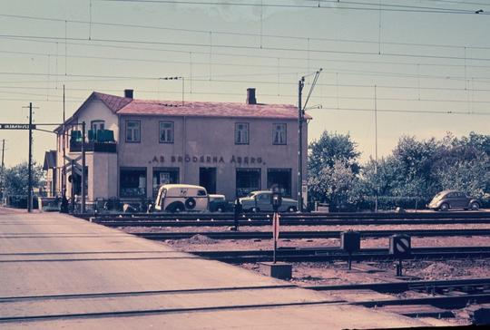 Troligen 1950-talet Framsida från järnvägen