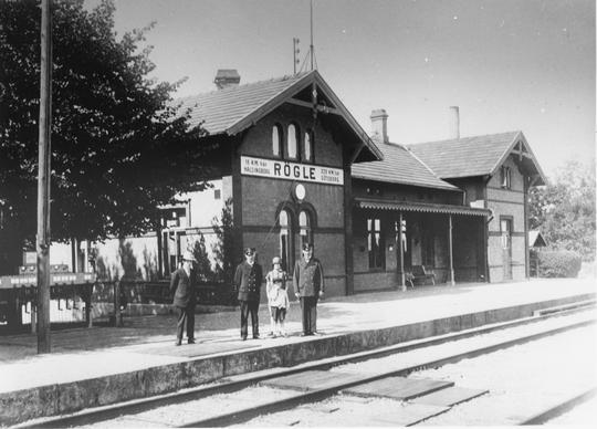 Rögle station 1930-talet