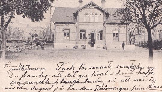 Höganäs järnvägsstation 1903