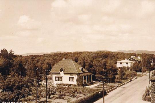 Strandbaden vykort