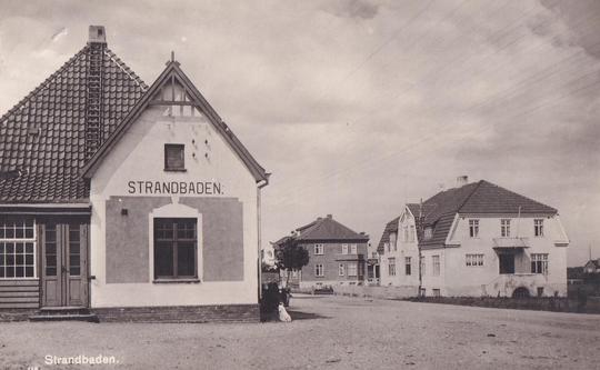 Strandbaden vykort