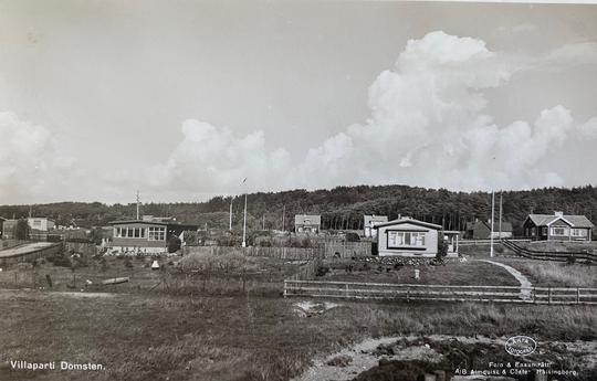 Villor i Domsten, tidigt 1950-tal.