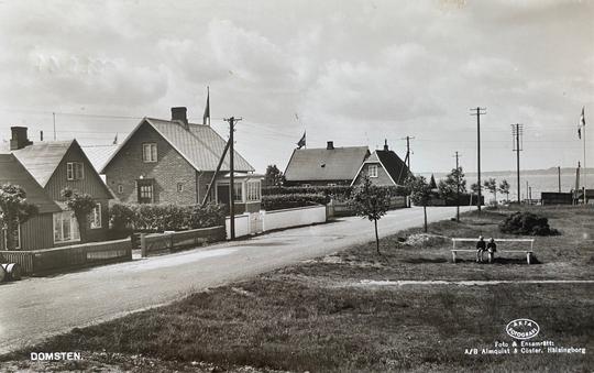 Seglarevägen i Domsten på 1940-talet.