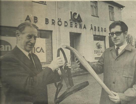 15 april 1971 Bröderna John och Curt Åberg i Helsingborgs Dagblad