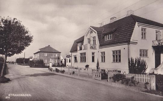 Strandbaden vykort