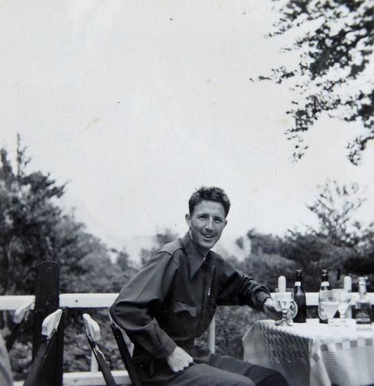 Ølpaus på Klinten 1952, målvakt Lennart Olofsson