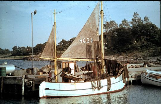 Svanshalls hamn juli 1960